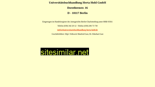 universitaetsbuchhandlung-herta-hold.de alternative sites