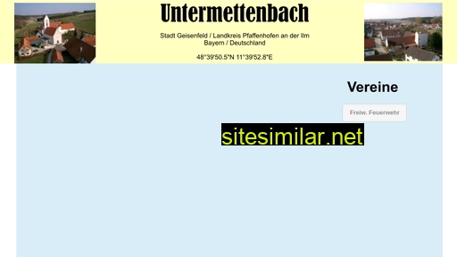 untermettenbach.de alternative sites