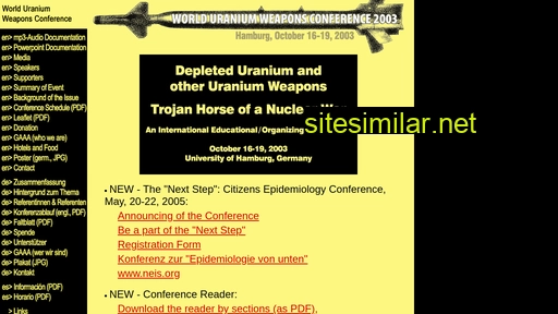 uranwaffenkonferenz.de alternative sites