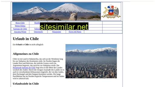 urlaub-chile.de alternative sites