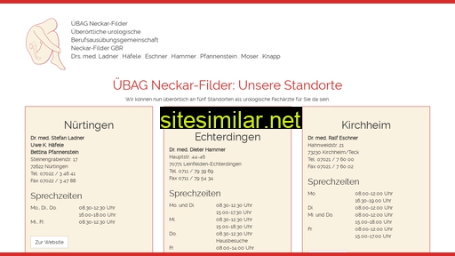 urologie-neckar-filder.de alternative sites