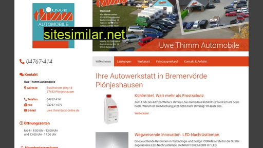 Uwe-thimm-automobile similar sites