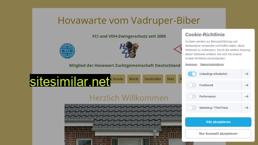 vadruper-biber.de alternative sites