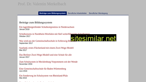 Valentin-merkelbach similar sites