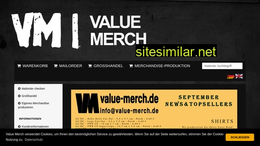 value-merch.de alternative sites