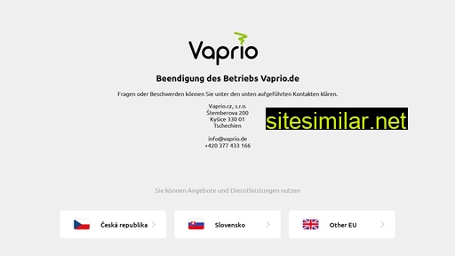 vaprio.de alternative sites