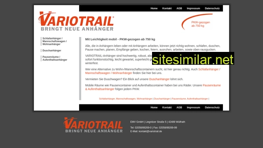 variotrail.de alternative sites