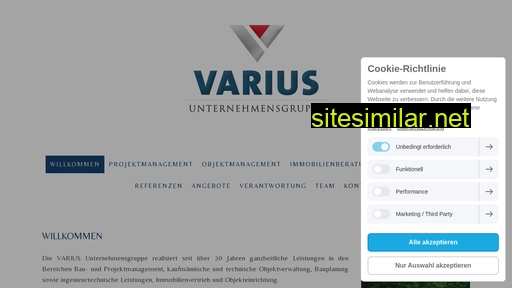 Varius-unternehmensgruppe similar sites
