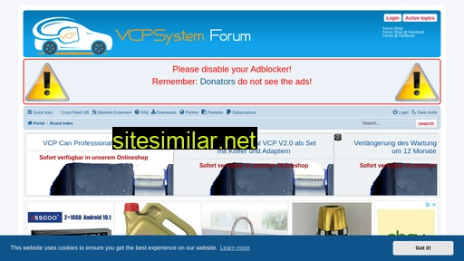 vcpsystem-forum.de alternative sites