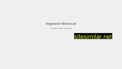 Vegetarier-worms similar sites