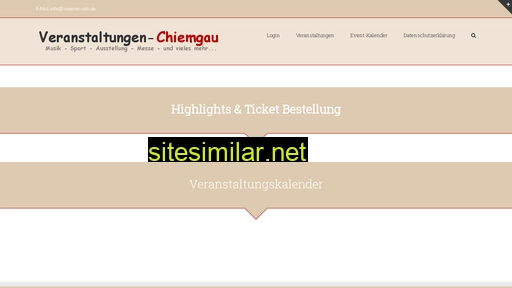 veranstaltungen-chiemgau.de alternative sites