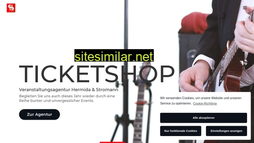 veranstaltungsagentur-hermida-und-stromann-ticketshop.de alternative sites