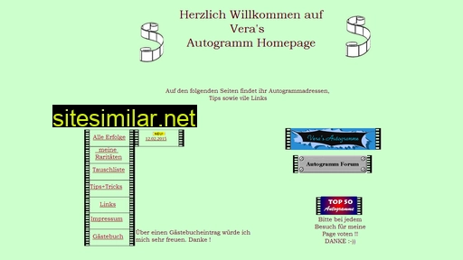 Vera-autogramme similar sites