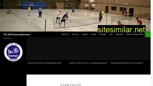 Vfl-kamen-badminton similar sites