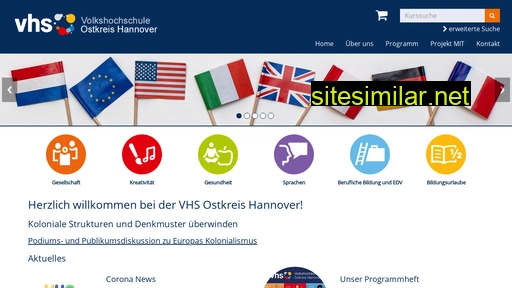 vhs-ostkreis-hannover.de alternative sites