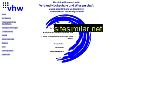 vhw-schleswig-holstein.de alternative sites