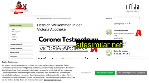 victoria-apotheke.de alternative sites