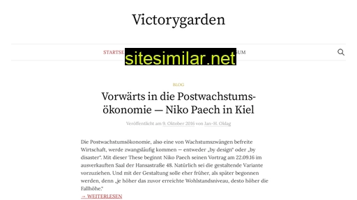 victorygarden.de alternative sites