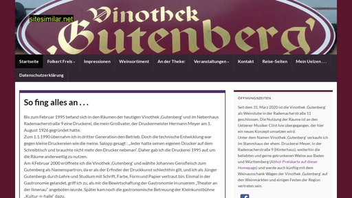 vinothek-gutenberg.de alternative sites