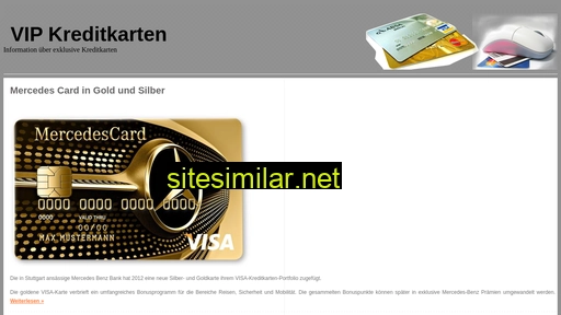 Vip-kreditkarte similar sites