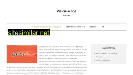vision-scope.de alternative sites