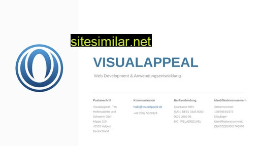 Visualappeal similar sites