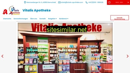 vitalis-apotheke-remscheid.de alternative sites