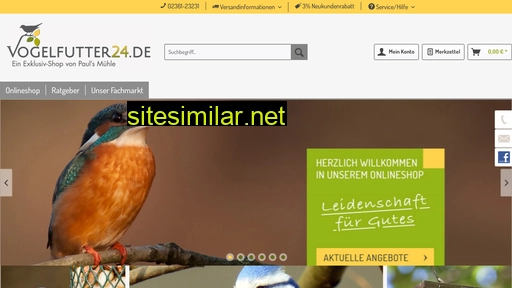 Vogelfutter24 similar sites