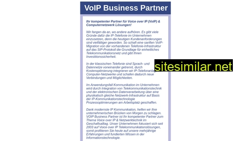 voip-business-partner.de alternative sites