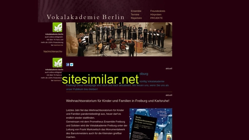 Vokalakademie-berlin similar sites