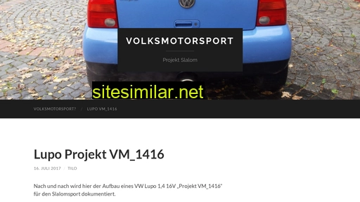 Volksmotorsport similar sites