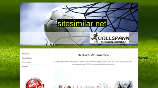 vollspann-fussballschule.de alternative sites
