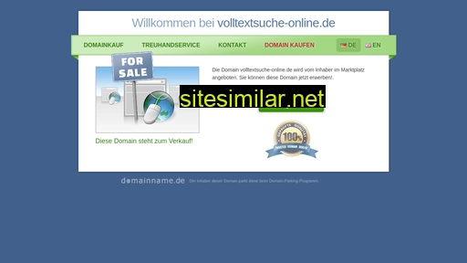 Volltextsuche-online similar sites