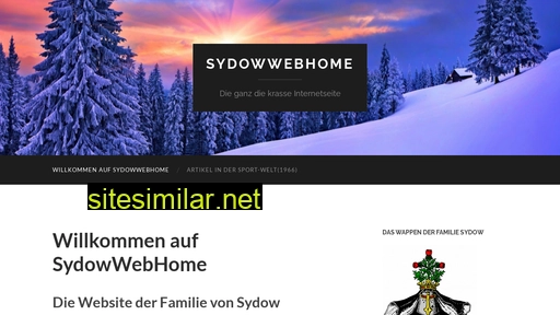 vonsydow.de alternative sites
