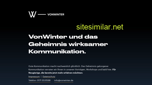 vonwinter.de alternative sites