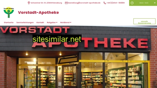 vorstadt-apotheke-app.de alternative sites