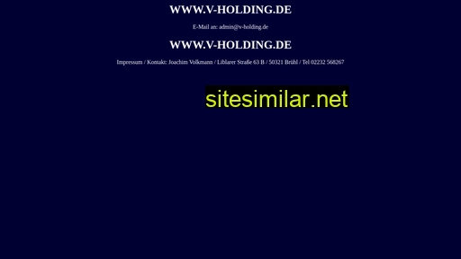 v-holding.de alternative sites