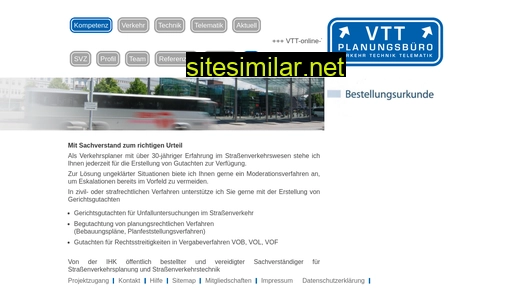 Vtt-planung similar sites