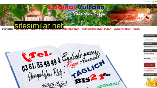 vulcano-pizzeria.de alternative sites