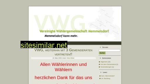 vwg-memmelsdorf.de alternative sites