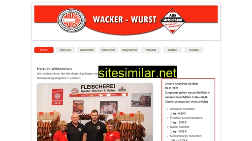 wackerwurst.de alternative sites