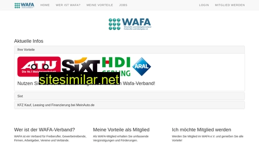wafa-verband.de alternative sites