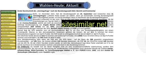 wahlen-heute.de alternative sites