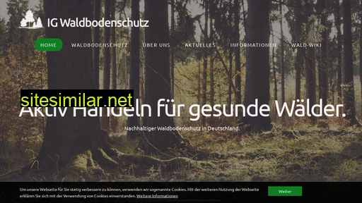 Waldbodenschutz similar sites