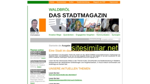 waldbroeler-stadtmagazin.de alternative sites