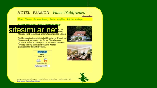waldfrieden-altenau.de alternative sites