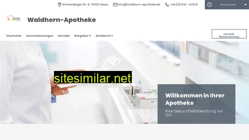 Waldhorn-apotheke-sexau-app similar sites