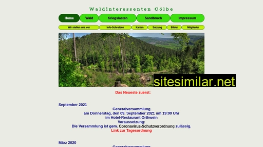 wald-coelbe.de alternative sites