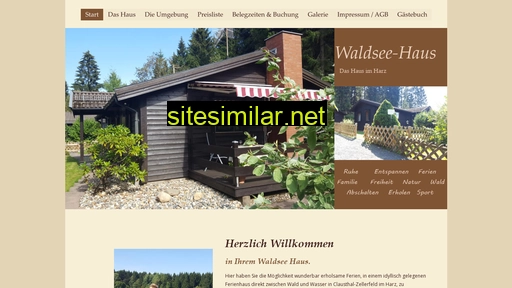 waldsee-ferienhaus-harz.de alternative sites