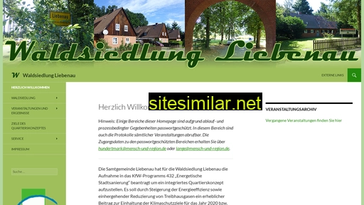 waldsiedlung-liebenau.de alternative sites